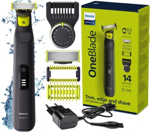 GOLARKA PHILIPS ONEBLADE PRO 360 TRYMER DO ZAROSTU