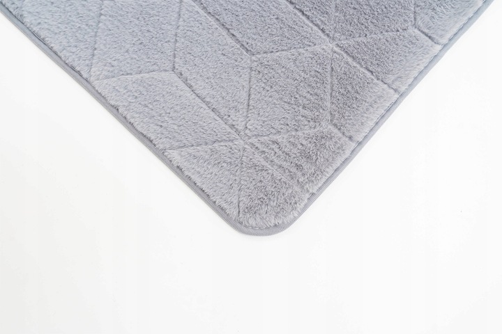 Dywan Rabbit 3D pluszowy miękki jedwabisty futro królika 120x170