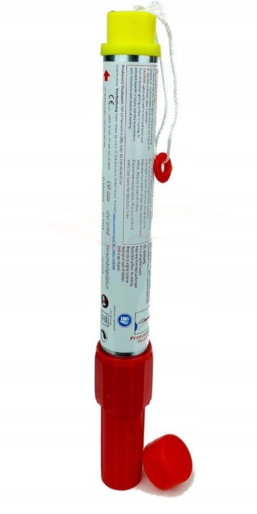 CZERWONA RACA MORSKA METALOWA ELIOS FDF 60s 1 sztuka FLARA DLA KIBICÓW