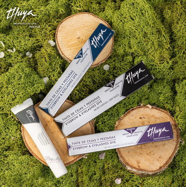 Thuya - Farba do brwi i rzęs Brown Brązowa AGRAN + KERATIN 14 ml