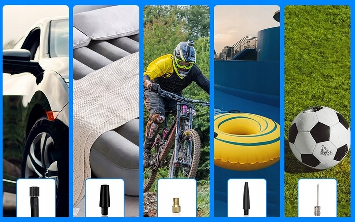 Kompresor samochodowy Feegar Pompka Rowerowa