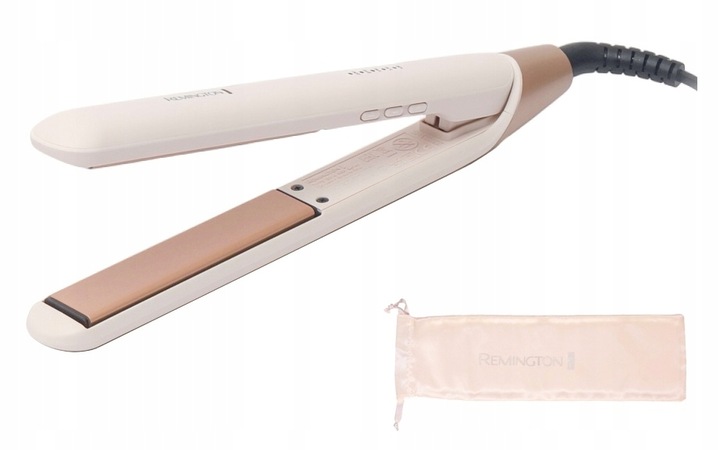 Perłowa PROSTOWNICA Ceramiczna do Włosów Powłoka Shea Soft REMINGTON S4740