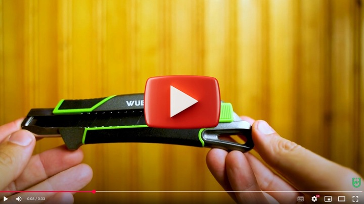 NÓŻ DO TAPET 18MM WYSUWANY TAPECIAK METALOWY ŁAMANE OSTRZE TAPICERSKI