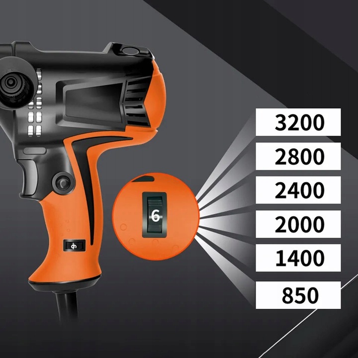 Hilda polerka samochodowa maszyna polerska z regulacją 980 W + 14 x