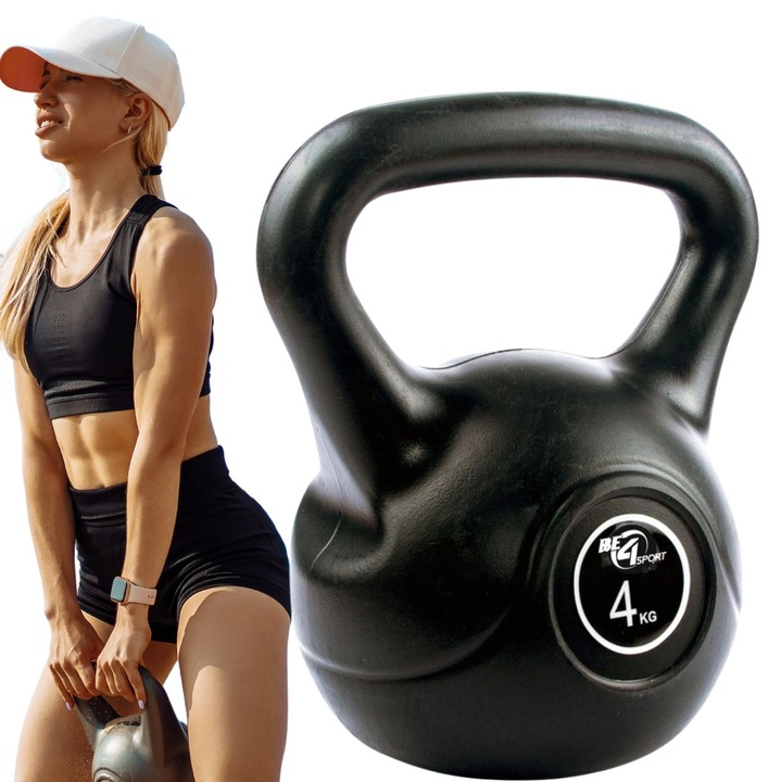 Kettlebell Kettle Hantla Kula Odważnik Obciążenie Do Ćwiczeń 4kg