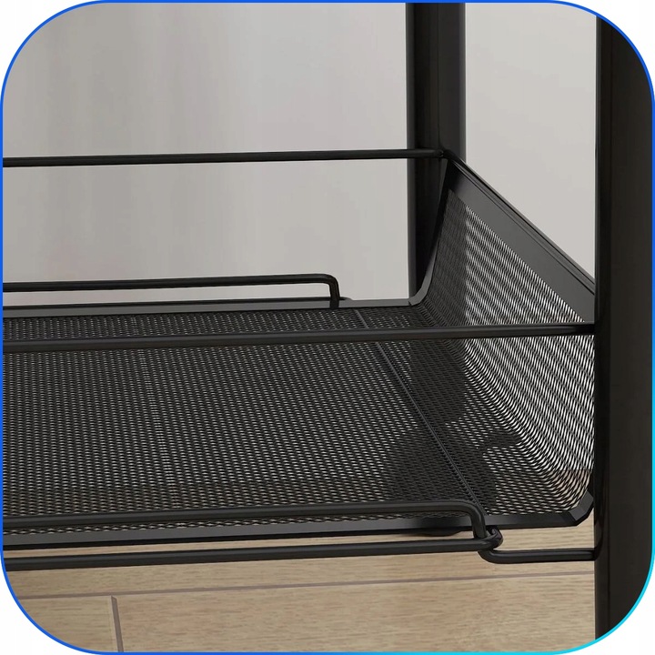 MOBILNY REGAŁ KUCHENNY ŁAZIENKOWY STOLIK NA KÓŁKACH METALOWY WÓZEK 4