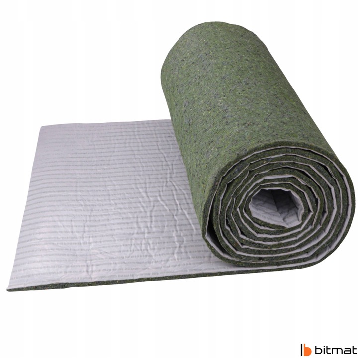 Filc samoprzylepny akustyczny na metry zielony gruby 20mm Poroso