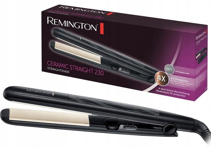 Ceramiczna PROSTOWNICA do Włosów z Powłoką REMINGTON Regulacja TEMP