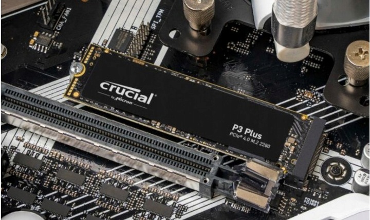 DYSK SSD CRUCIAL P3 PLUS M.2 2280 PCIe Gen4 NVMe 4TB CT4000P3PSSD8
