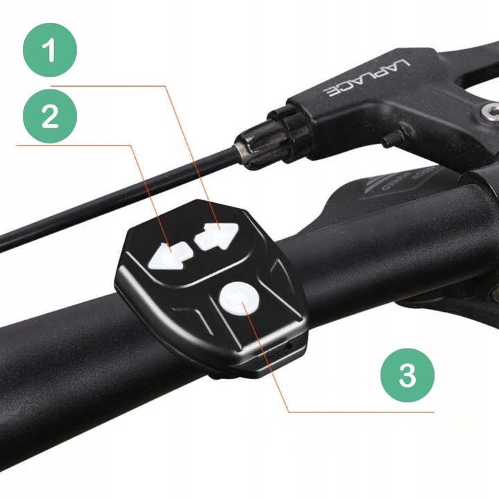 MOCNE LAMPKI ROWEROWE KIERUNKOWSKAZY OŚWIETLENIE PRZÓD TYŁ LED WODOODPORNE