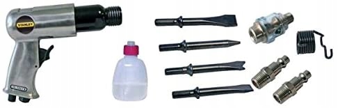 UDAROWY MŁOTEK PNEUMATYCZNY DO SWORZNI DRĄŻKÓW PRZEGUBÓW + ZESTAW DŁUT