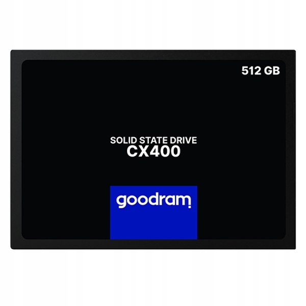 DYSK SSD GOODRAM 512 GB Gen.2 SATA III 2,5 CX 400 512GB SATA3 550MBs/490MBs