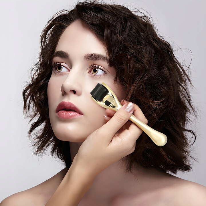DERMA ROLLER 0.5/1/1.5mm 3W1 DERMAROLLER TYTAN MEZOTERAPIA IGŁOWA DO TWARZY