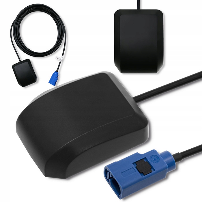 Solidna Antena GPS 28dBi Qoltec Zewnętrzna złącze FAKRA 3m 50W magnes