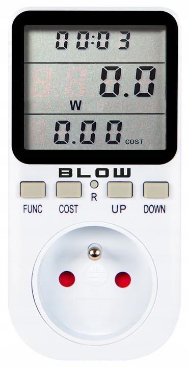 WATOMIERZ LICZNIK ENERGII POBORU PRĄDU MIERNIK ELEKTRONICZNY