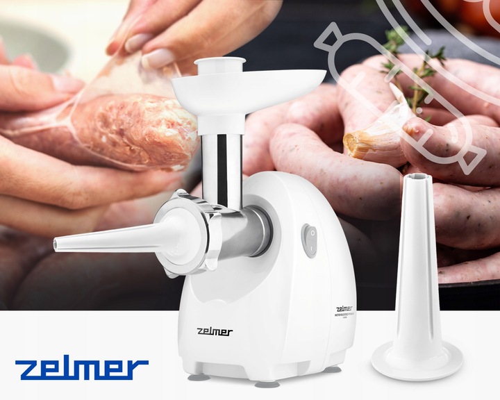 MASZYNKA DO MIELENIA MIĘSA ZELMER SZATKOWNICA WYCISKARKA WOLNOOBROTOWA