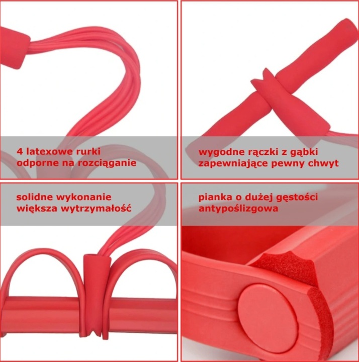 AGRAFKA DO ĆWICZEŃ + EKSPANDER WIELEFUNKCYJNY