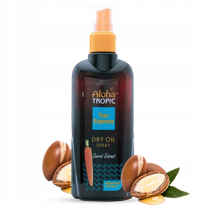 Greckie opalanie Aloha Tropic Suchy olejek BOOSTER PRZYSPIESZACZ OPALANIA