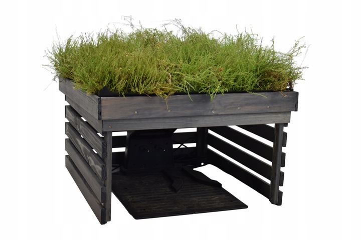 GARAŻ DLA ROBOTA KOSZĄCEGO Z OGRÓDKIEM DLA KOSIARKI AUTOMATYCZNEJ