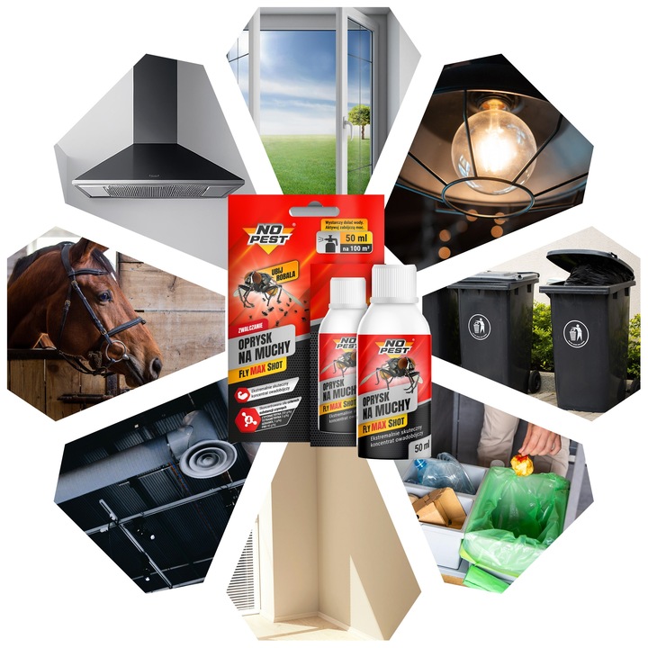 ULTRA MOCNY OPRYSK PŁYN KONCENTRAT PREPARAT ŚRODEK NA MUCHY KOMARY