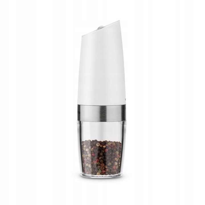 Zestaw 2x MŁYNEK ELEKTRYCZNY PIEPRZU i SOLI biały i czarny Konighoffer Luca