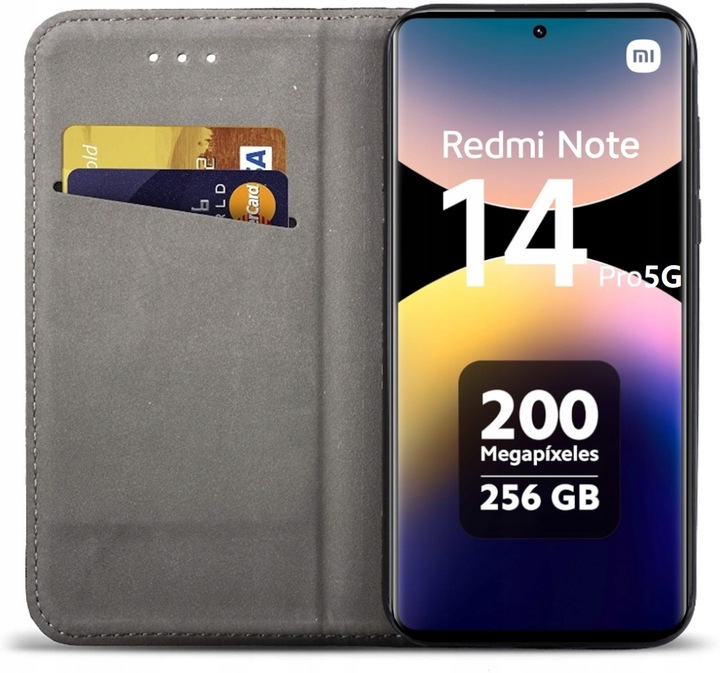 Etui do Redmi Note 14 Pro Plus 5G / Note 14 Pro 5G I SMART MAGNET +FOLIA 9D