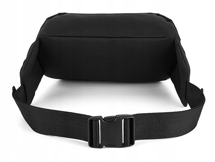 SASZETKA NERKA BIODROWA NA RAMIĘ DUŻA SZEROKI PAS CZARNA