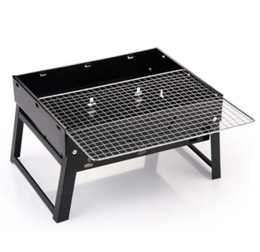 GRILL TURYSTYCZNY WĘGLOWY SKŁADANY PRZENOŚNY KEMPINGOWY WALIZKA BBQ