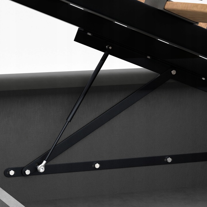 ŁÓŻKO TAPICEROWANE DO SYPIALNI 160x200 ŁÓŻKO PODWÓJNE Z POJEMNIKIEM