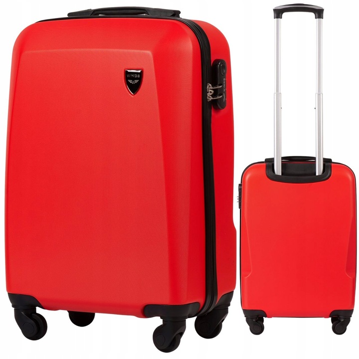 Walizka WINGS Podróżna mała Kabinowa torba Podręczna na Kółkach twarda ABS