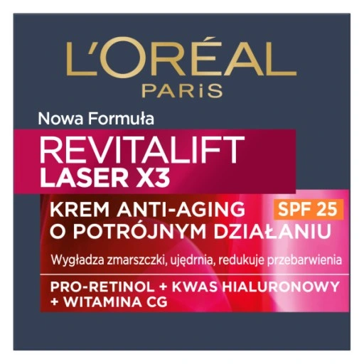 Krem do twarzy SPF LOreal Revitalift Laser X3