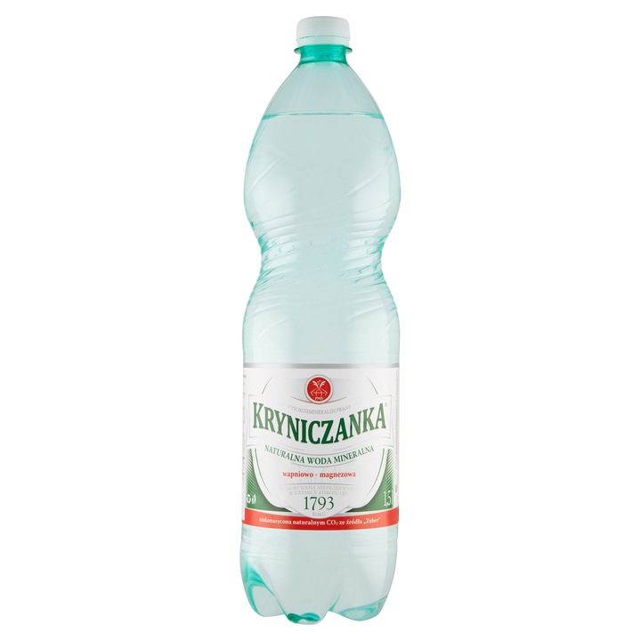 Kryniczanka woda wysokozmineralizowana niskonasycona 1,5l x 18 sztuk