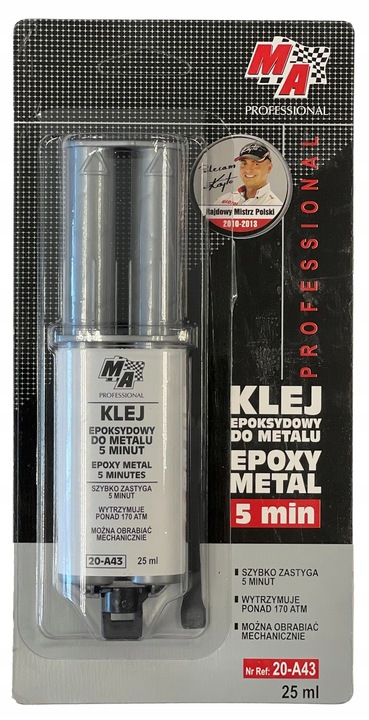 KLEJ EPOKSYDOWY 25ML DO METALU MaPro 5 minut