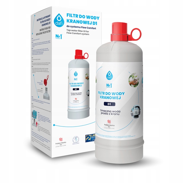 FILTR PODZLEWOZMYWAKOWY DAFI D1 DO SYSTEMU FLOW COMFORT