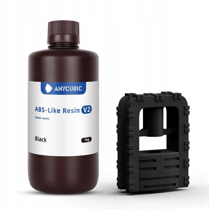 Żywica UV Anycubic ABS-Like V2 Black Czarna 1kg 1l do Drukarki 3D