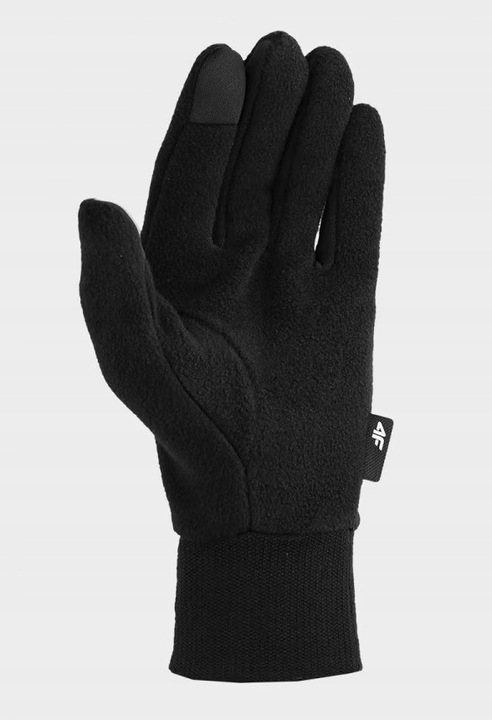 Rękawiczki polarowe 4F GLOU083 20S czarny M