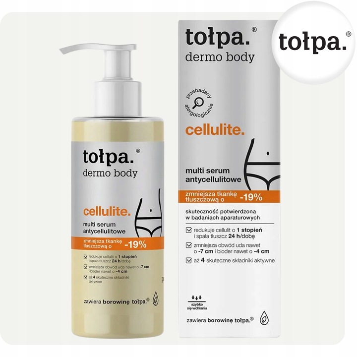 Multi Serum Ujędrniające Antycellulitowe Spalacz Tłuszczu 250ml Praktyczne