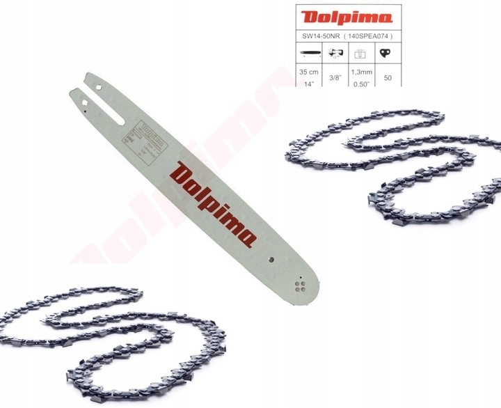 PROWADNICA 35CM ŁAŃCUCH X2 DO STIHL MS170 MS180 MS181 MS211 MS230