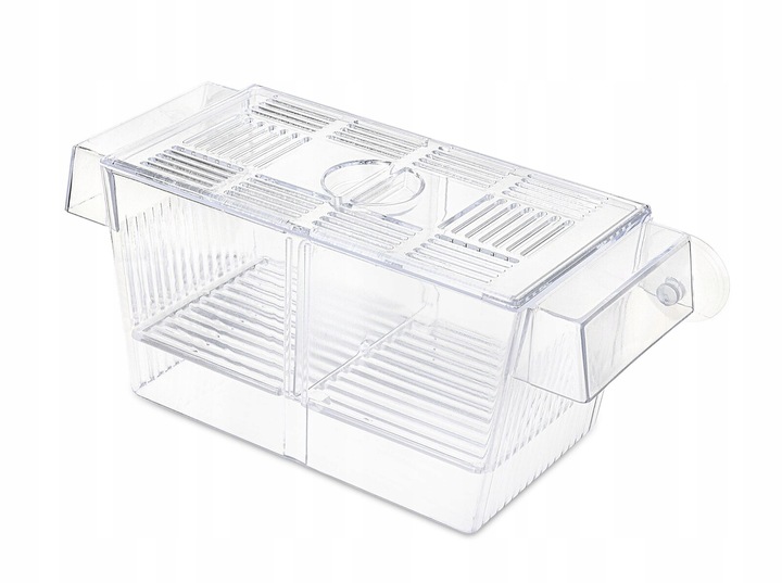 Kotnik Plastikowy dla Ryb Rozmiar L 22,5x9,5x10cm Dwie Komory DUŻY