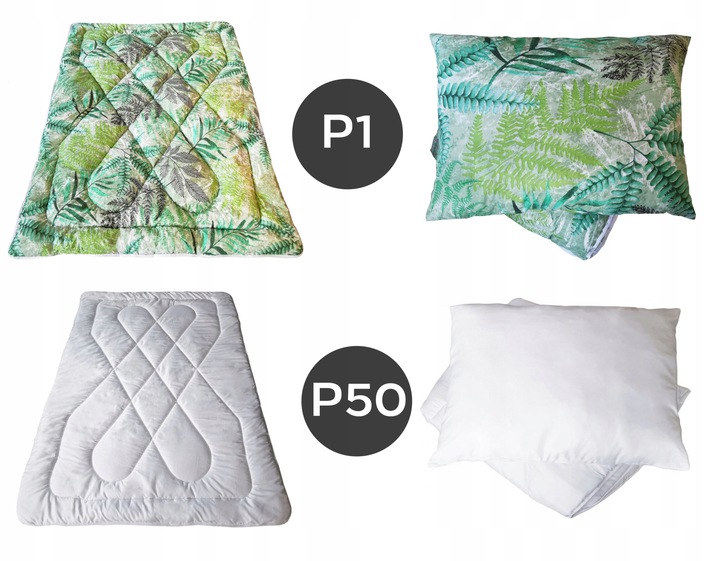 Kołdra całoroczna polska 160x200 +2 poduszki 70x80