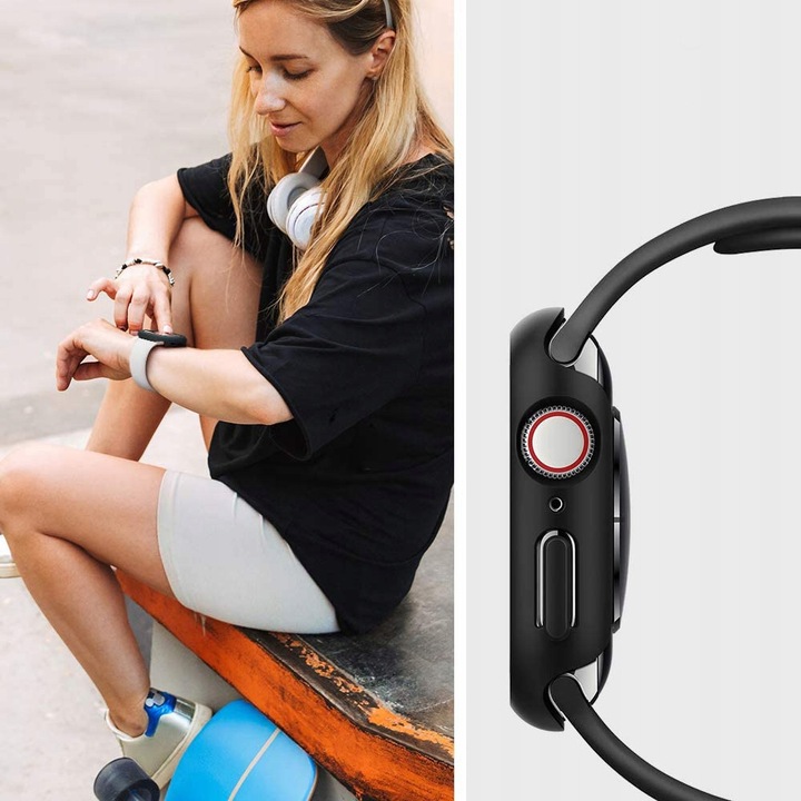 Etui do Apple Watch 44 5/4 Spigen Thin Fit, case