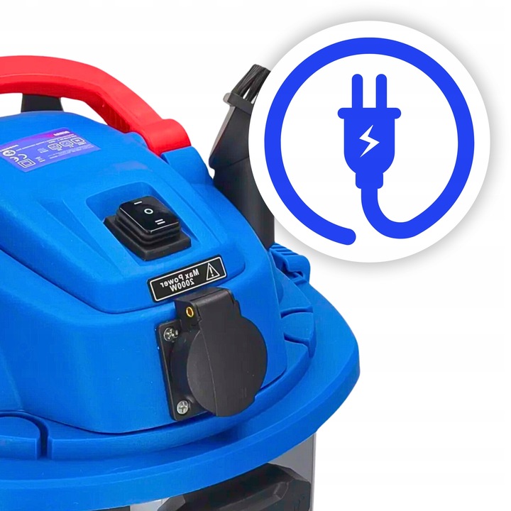 ODKURZACZ PRZEMYSŁOWY BEZWORKOWY Z OTRZĄSACZEM DO GIPSU SUCHO MOKRO