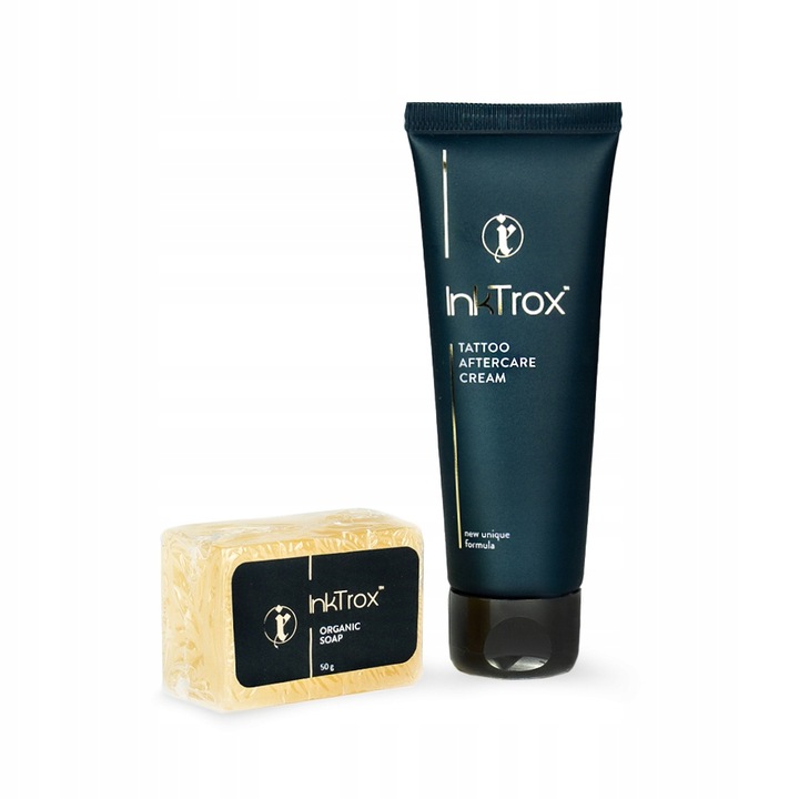 Zestaw do pielęgnacji świeżego tatuażu.Krem+mydło.