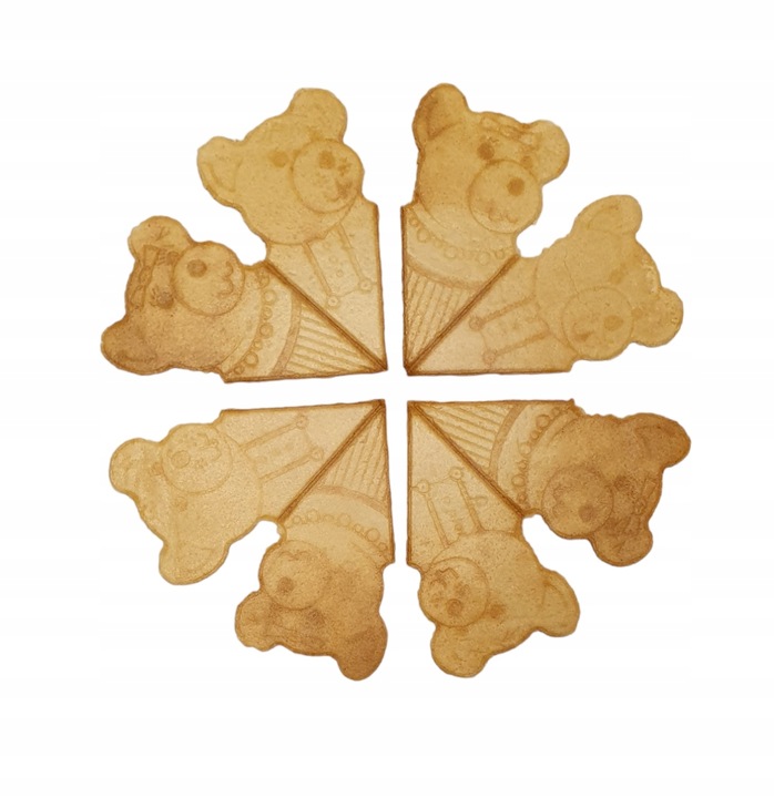 Walmag Wafle do lodów Misie 1 kg