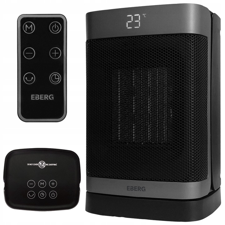 Termowentylator Farelka EBERG NOX Grzejnik elektryczny kolumnowy 1500W