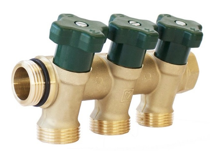 ROZDZIELACZ DO WODY UŻYTKOWEJ CIEPŁEJ ZIMNEJ HERZ 3 punkty