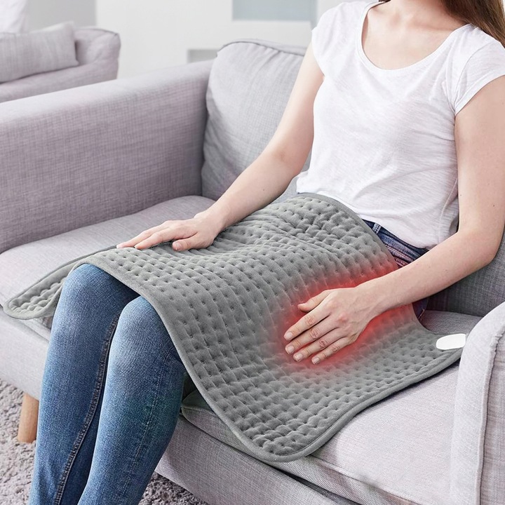 PODUSZKA ELEKTRYCZNA MATA GRZEWCZA ROZGRZEWAJĄCA TERMOFOR NA PLECY 100W