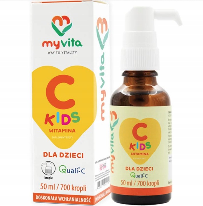 MyVita witamina C suplement diety krople dla dzieci 50 ml