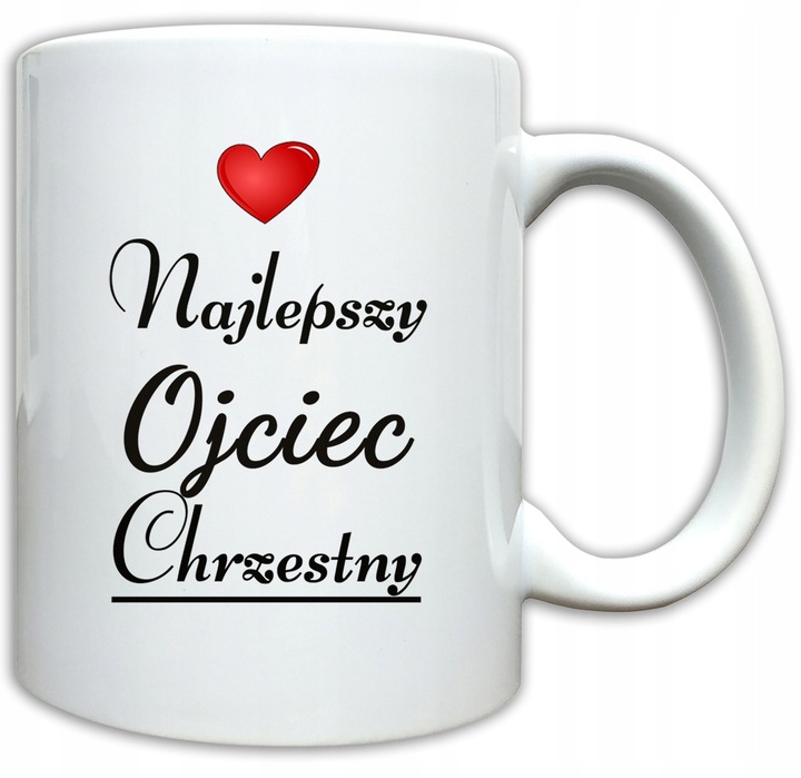 PODZIĘKOWANIE DLA RODZICÓW CHRZESTNYCH OJCA KOMUNIA ŚWIĘTA CHRZEST GRAWER