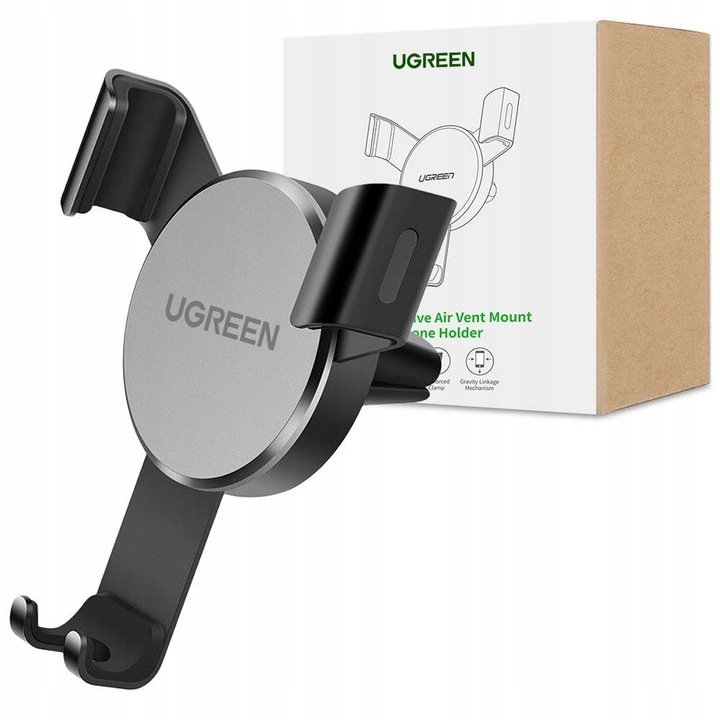 Ugreen samochodowy uchwyt na nawiew kratkę srebrny